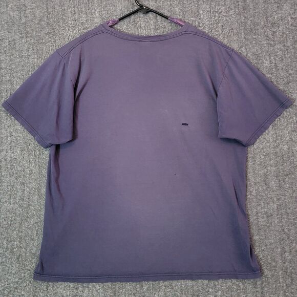 College Of Apathy T-Shirt Mens XL Purple Short Sleeve Crewneck Meh - Picture 7 of 11
